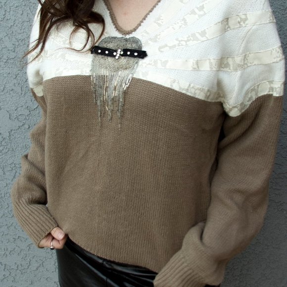 VINTAGE New York Aspects Blended Sweater - Picture 7 of 7